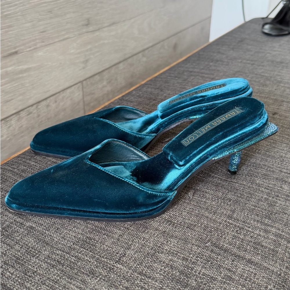 Tamara Melon Satellite - Velvet Teal